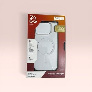 ZAGG Protect Case for Google Pixel 10 Pro Fold - White